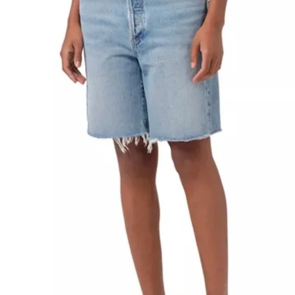 AGOLDE 90's Mid Rise Loose Shorts - NWT - Size 30 - Picture 4 of 14